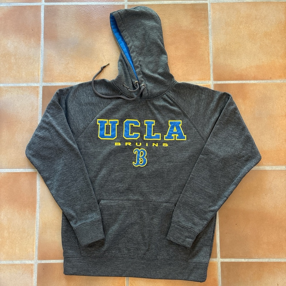 Colosseum UCLA Bruins Charcoal Hoodie MEDIUM